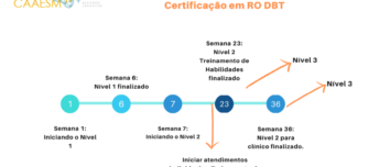 Linha do tempo para se concluir a Certificacao em RO DBT